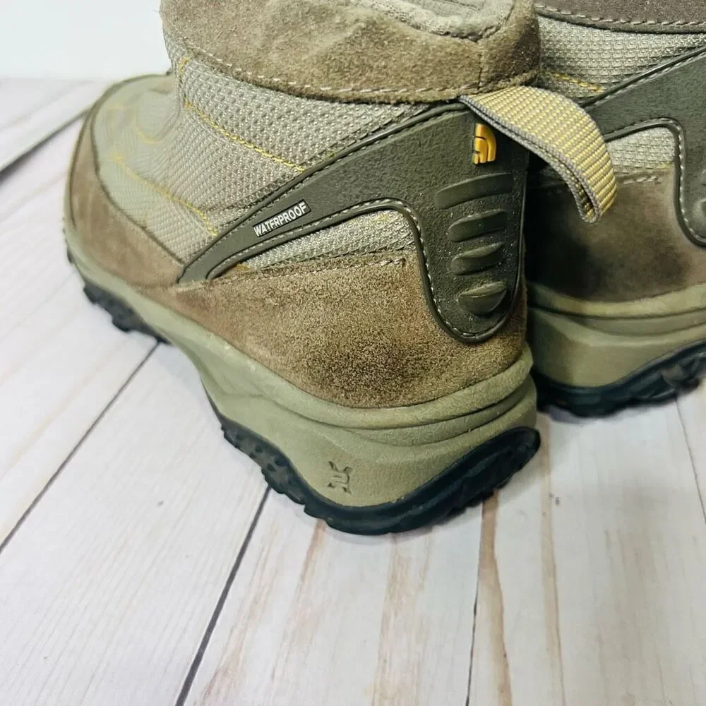 The North Face Taupe Brown Winter Hiking Boots Women’s Size 9.5